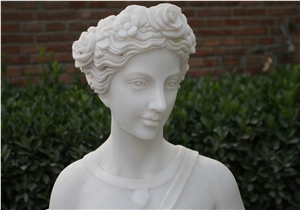 White Marble Woman Statues Lady Sculptures