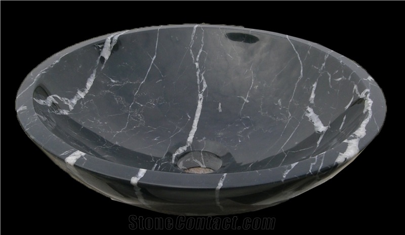 White Black Marble Sink Basin Wash Bowl Round Square Sinks