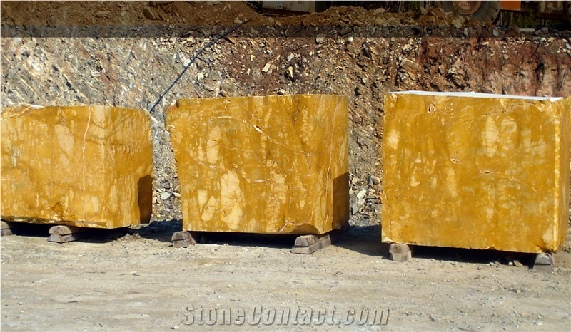 Giallo Siena Marble, Siena Gold, Yellow Siena Marble Blocks