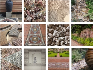 Pebble Garden Walkway Mosaic