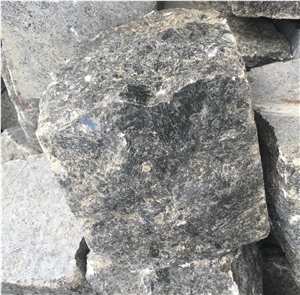 Black Ice Granite Cobble Stone