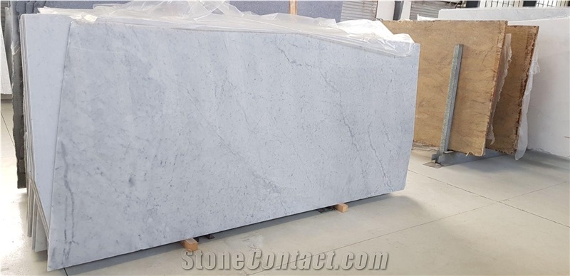 White Carrara Slabs 310x140x2cm