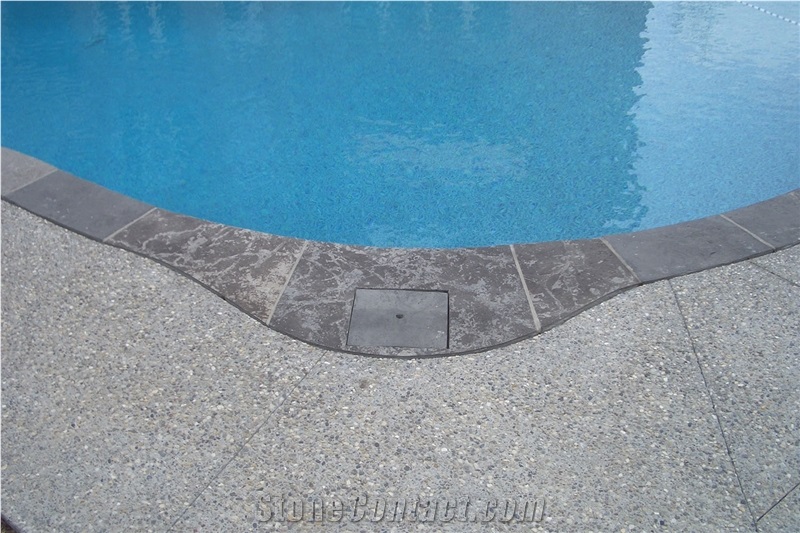 Blue Stone Pool Coping