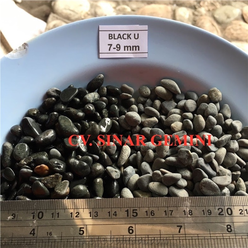 Natural Black Mini Pebble