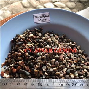 Natural Brown Mini Pebble Stone