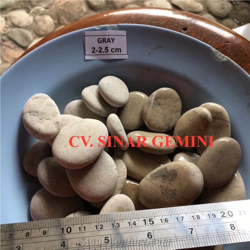 Natural Gray Pebble Stone for Garden