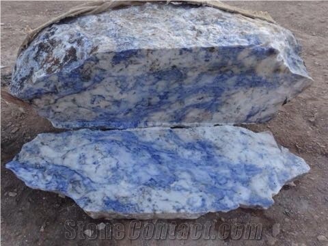 River Blue Quartzite Block, Afghanistan Blue Quartzite
