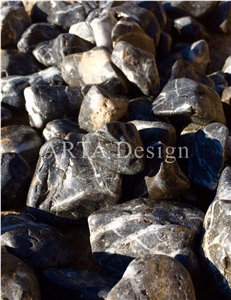 Black Washed Pebble Stone