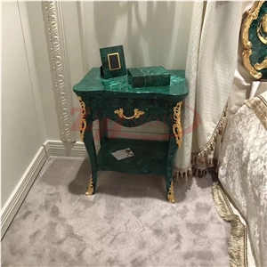Malachite Green Table Top Jade Luxury Stone