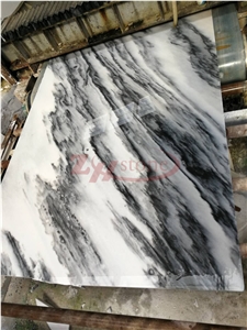 Pele Tigre Marble, Black Sparrow Marble Slabs Black&White Marble Tile