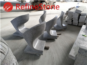 Modern Design Abstract Granite Stone Book Sculpture
