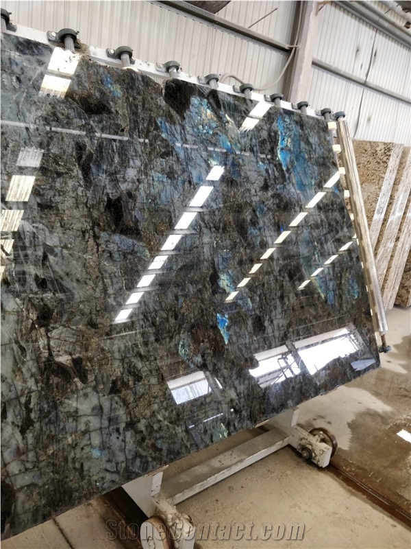 Labradorite Blue Slabs/ Labradorite Blue Tiles/ Luxury Feeling Granite