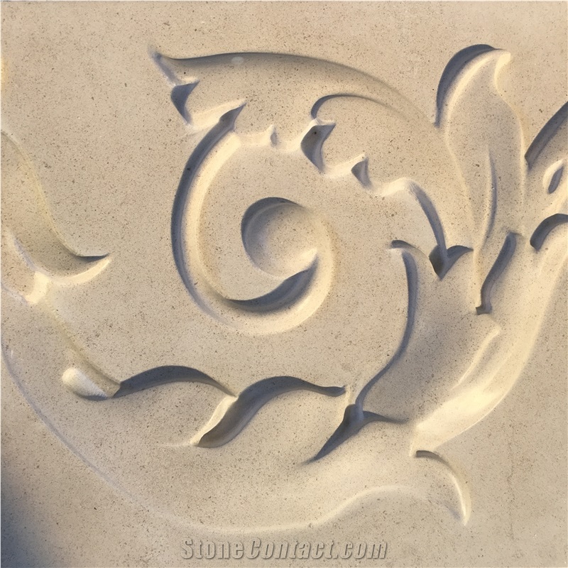 3d Carving Stone Panel for Wall Rosso Verona Carving Panel 3d