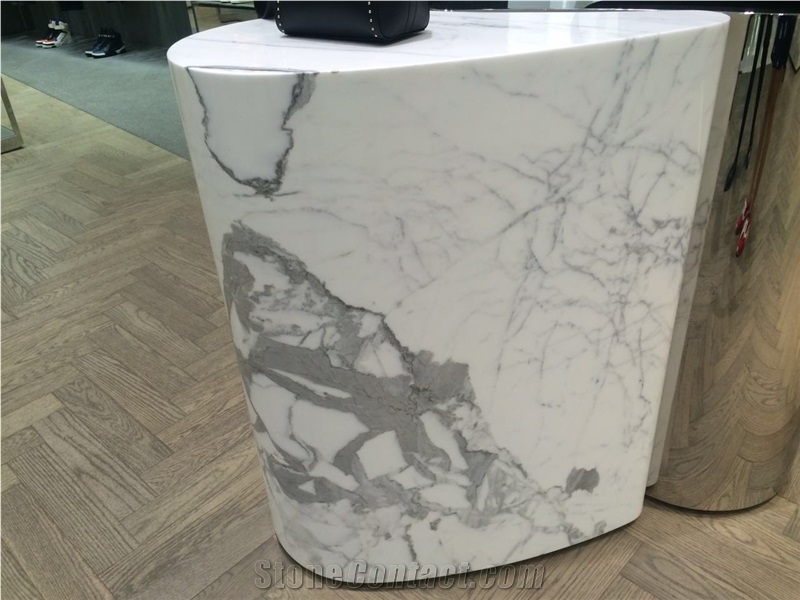 Bianco Carrara Reception Table Tops Work Tops Patio Table Design