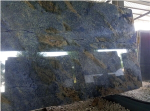 Brazil Azul Blue Bahia Polished Granite Slabs