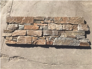 Cultured Stone Wall Panel Stone Veneer Stacked Slate Cladding Split