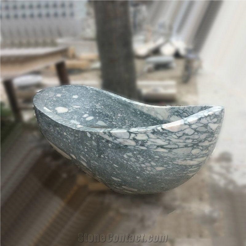 Custom Design Juparana Granite Bathtub for Hotel