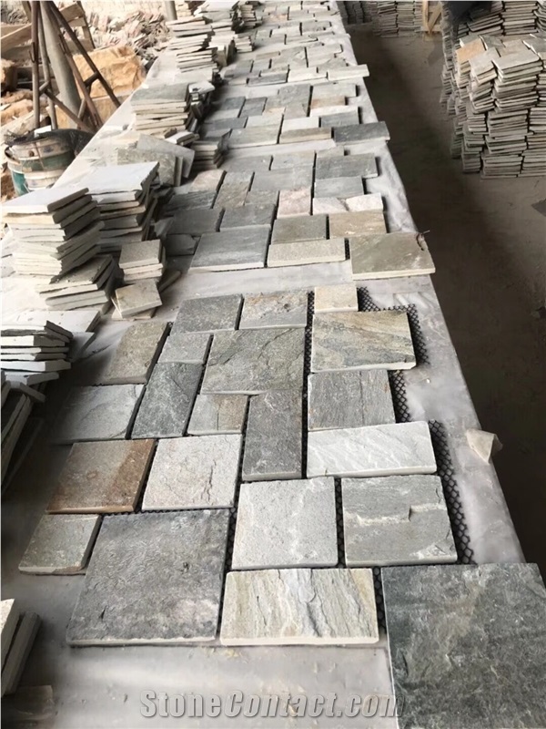 Flagstone Patio Exfoliated Losse Slate Stone Walkway Tile