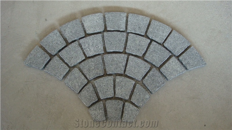 Flagstones Paving Granite White Paving Cube Stone