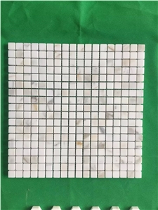 Gold Marble Wall Mosaic,Calacatta Gold Marble Tile Backsplash