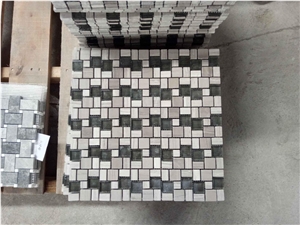 Marble+Glass Mosaic Pattern,Decorative Mosaic Tile for Bathroom