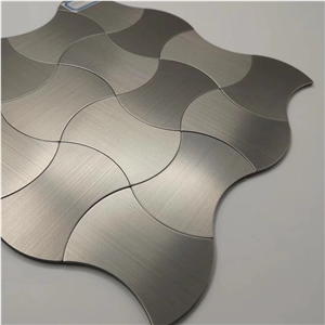 Metal Mosiac Floor Tile Mosaic Wall Design Hexagon