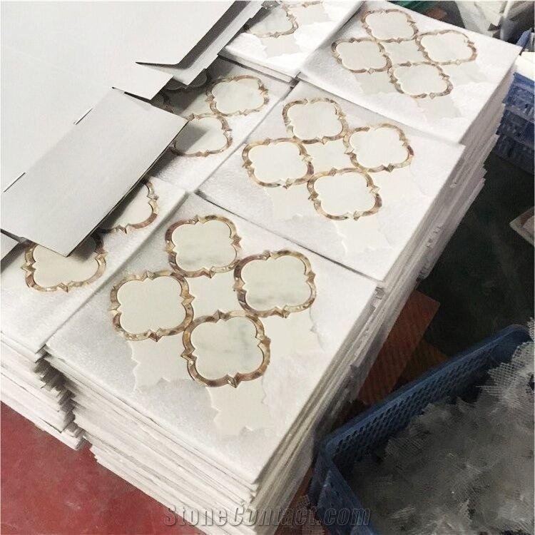 New Design Mosaic,China Marble Mosaic Tiles for Kitchen Backsplash