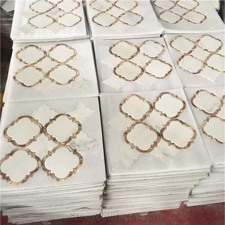 New Design Mosaic,China Marble Mosaic Tiles for Kitchen Backsplash