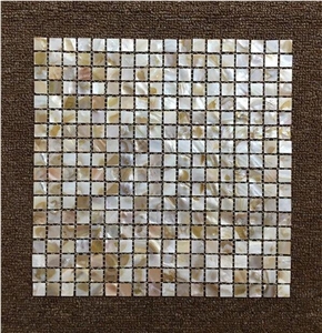 Polished Sea Shell Mosaic,Elegant Mother Pearl Mosaic Wall Tile