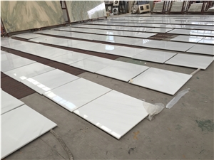 Super Thassos White Ivory Marble Floor Tile Pure White Skirting