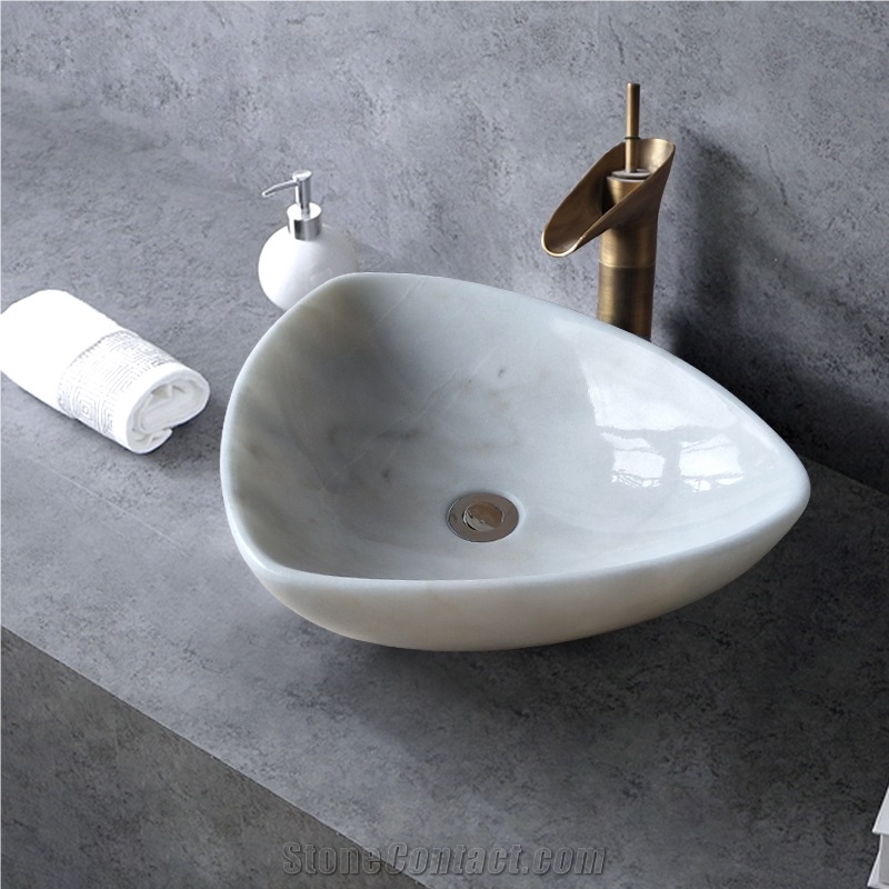 Yellow Onyx Rectangle Basin, Bathroom Sinks, Wash Basin