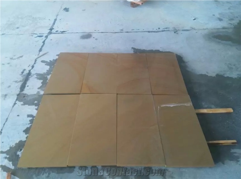 Yellow Sandstone Wall Tile, Floor Pattern