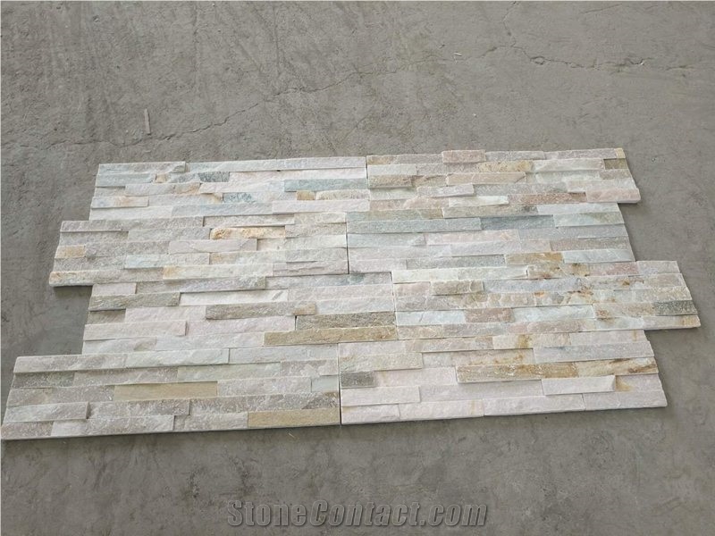 Chinese Natural Split Wooden Yellow Slate Culture Stone Wall Cladding