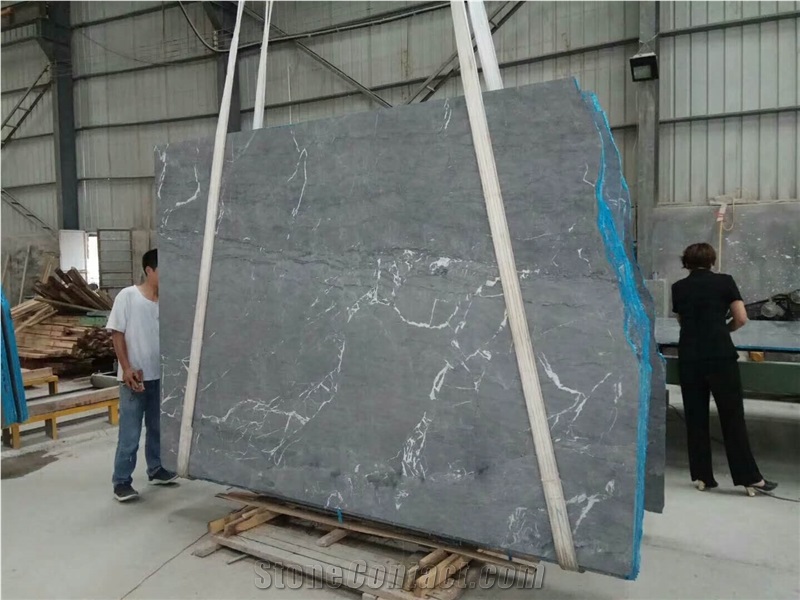 Good Material Polished Grey Marble Slabs for Floor and Wall Usage