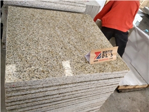 Polished Rusty Yellow G682 Granite Tiles Paving Wall Cladding Covering