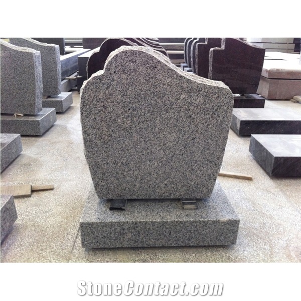 G603 Grey Granite Tombstone
