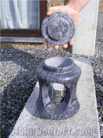 Granite Monumental Vase, Lantern