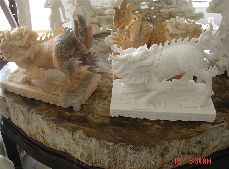 Marble Small Animal Sculpture