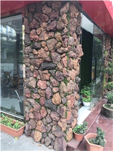 Red Lava Stone Building Stone