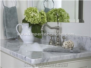 Carrara White Bathroom Countertops,Carrara White Marble