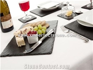 Cheese Board,China Cheap Black Slate Plate , Slate Dinner