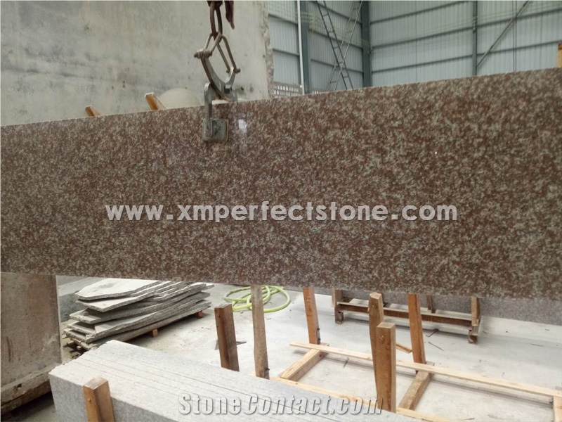China Natural Stone G687 Peach Red Granite /China Pink Granite/ Tiles