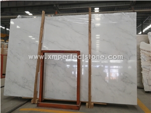 China Oriental White/Eastern Polished Marble Top Slabs & Tiles