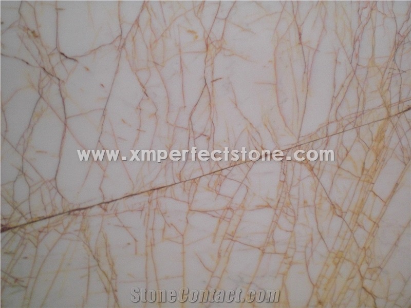 Spider Golden Marble Slabs,Chinese Beige Marble Slabs&Tiles