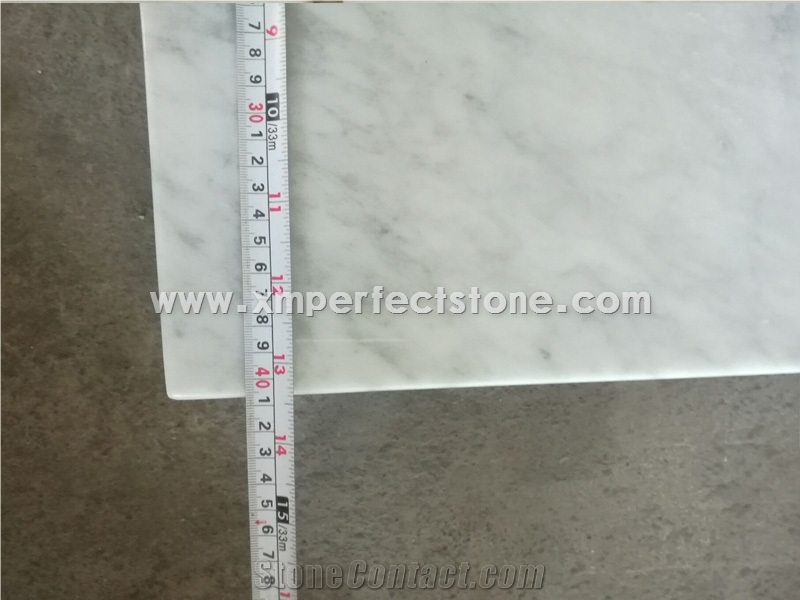 White Carrara Extra Marble Table Top