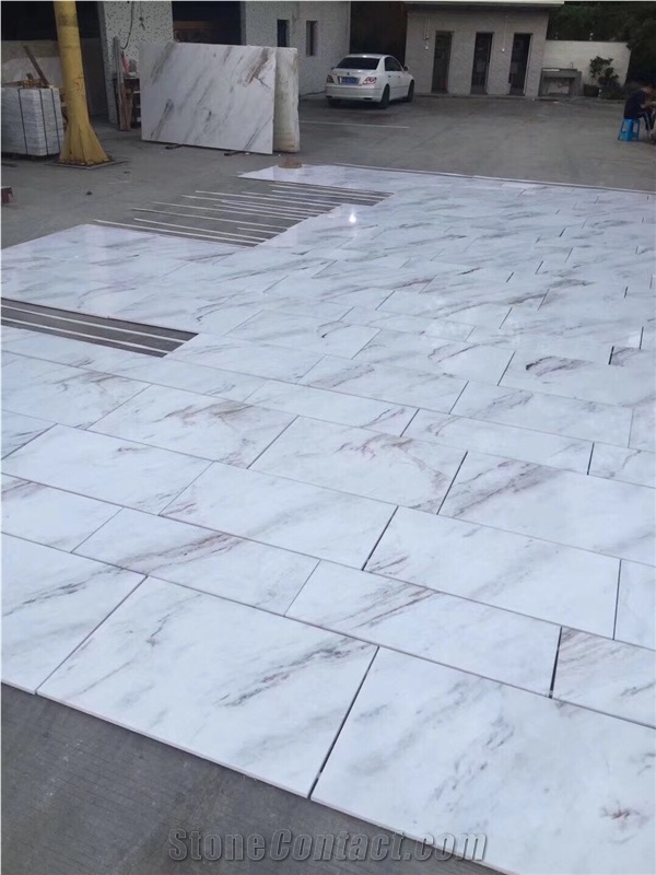Glorious White Marble Book Matched China Cheap Marble