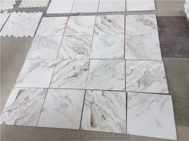 Glorious White Marble Book Matched China Cheap Marble