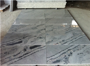 Chinese Beautiful Viscount White Granite Tile with Black Vein