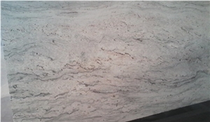 River White Granite Slabs, India White Granite