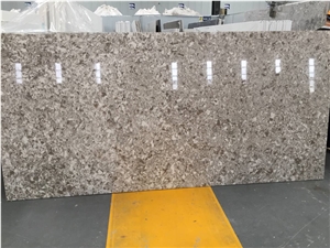 White Marble Like Quartz Stone Slab Quartz Sheet in Guangdong